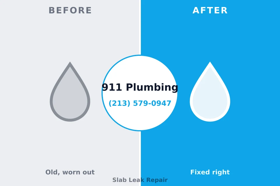 Before and after: plumbing repair Franklin Furnace, OH